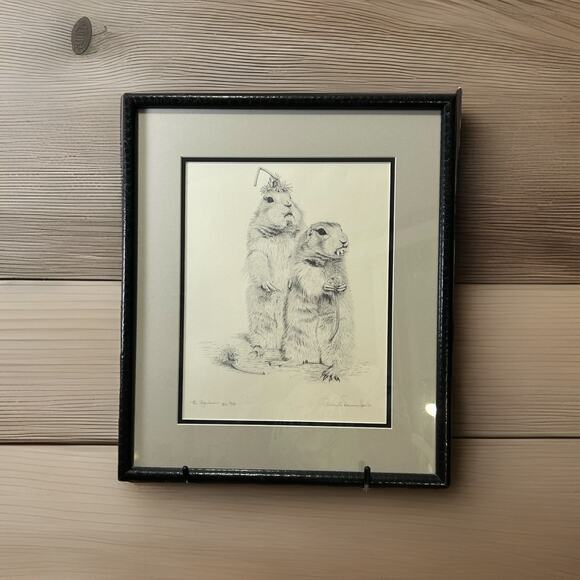 Vintage Consuelo Eames Hawks Print Signed & Numbered. “ The Gardners” 351/980 - Picture 1 of 6